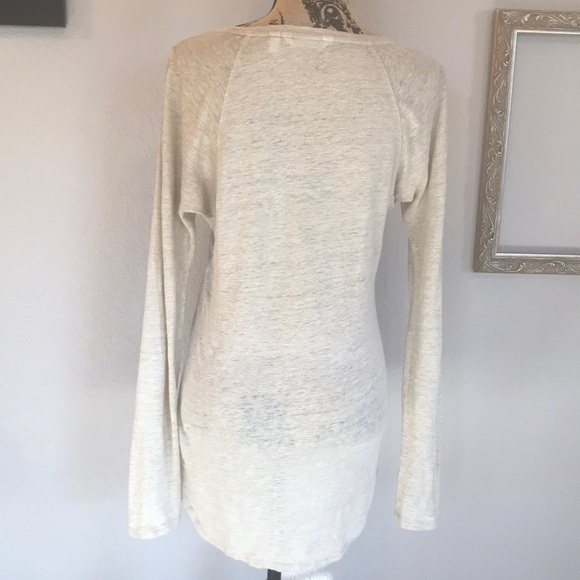 ***SOLD****Athleta Off White/Gold Top Size XS - Picture 4 of 6